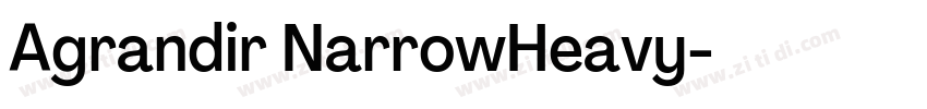 Agrandir NarrowHeavy字体转换 Agrandir NarrowHeavy字体转换